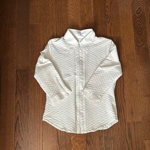 Rayure Paris Zip-Up Blouse - Size S